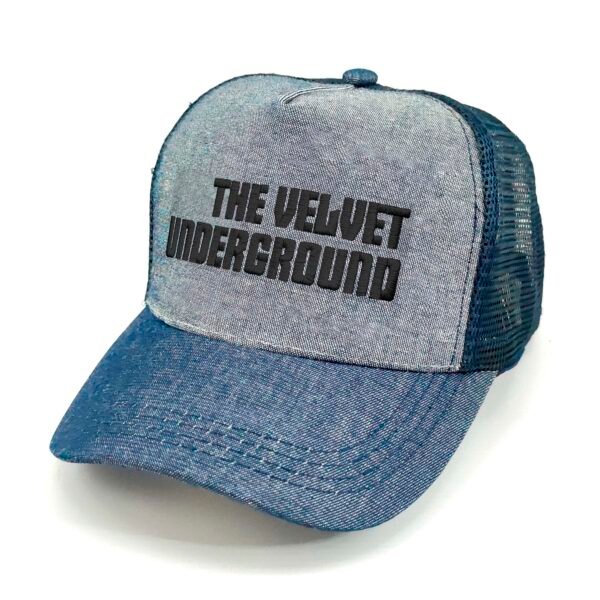 The-Velvet-Underground_Modelo1_Diagonal_Negro Gorra The Velvet Underground