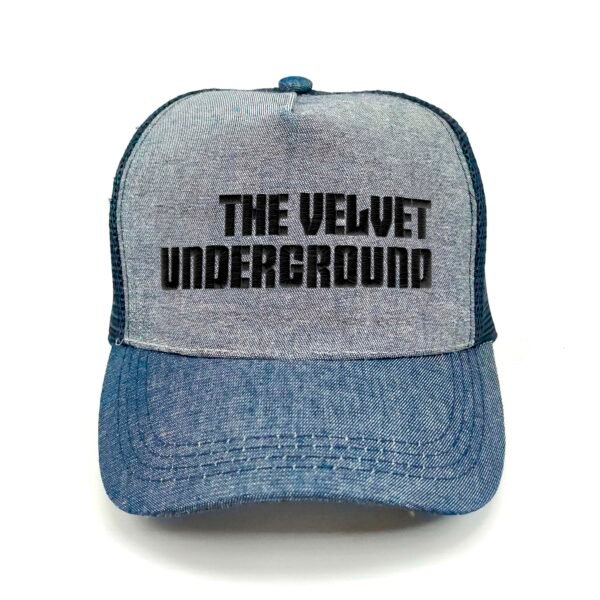 The-Velvet-Underground_Modelo1_Frente_Negro Gorra The Velvet Underground