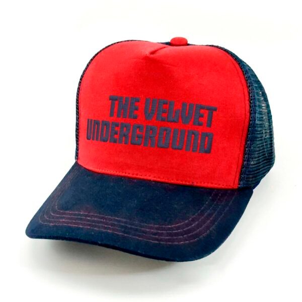 The-Velvet-Underground_Modelo6_Diagonal_AzMarino Gorra The Velvet Underground