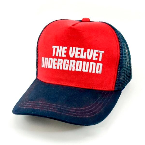 The-Velvet-Underground_Modelo6_Diagonal_Blanco Gorra The Velvet Underground