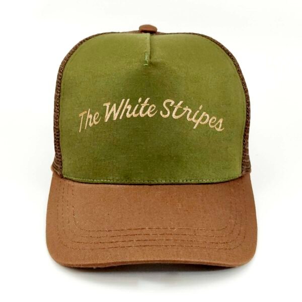 The-White-Stripes_Modelo4_Frente_Dorado Gorra The White Stripes