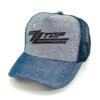 ZZ-Top_Modelo1_Diagonal_Negro Gorra ZZ Top