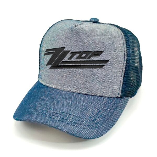 ZZ-Top_Modelo1_Diagonal_Negro Gorra ZZ Top