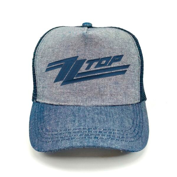 ZZ-Top_Modelo1_Frente_AzMarino Gorra ZZ Top