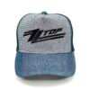 ZZ-Top_Modelo1_Frente_Negro Gorra ZZ Top