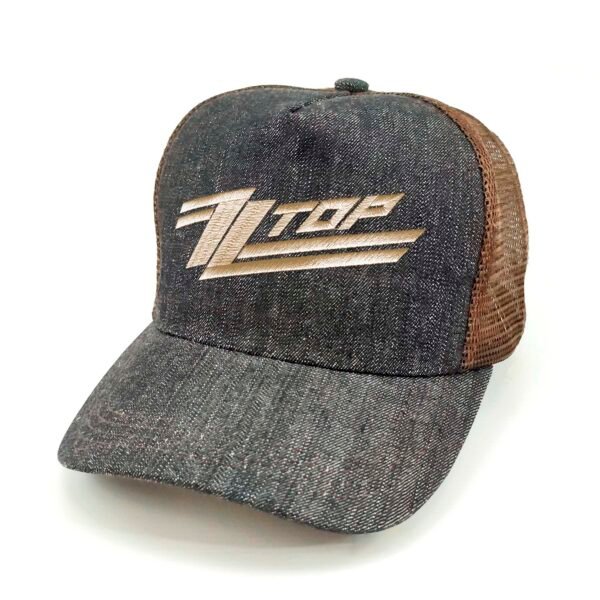 ZZ-Top_Modelo2_Diagonal_Dorado Gorra ZZ Top
