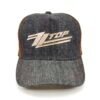 ZZ-Top_Modelo2_Frente_Dorado Gorra ZZ Top