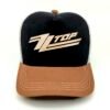 ZZ-Top_Modelo3_Frente_Dorado Gorra ZZ Top