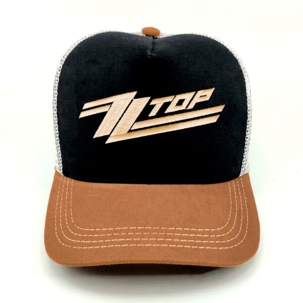 ZZ-Top_Modelo3_Frente_Dorado Gorra ZZ Top