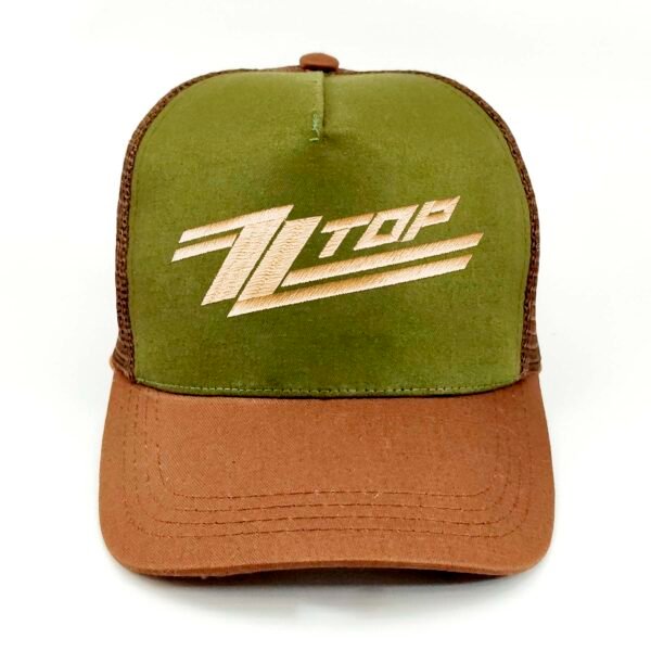 ZZ-Top_Modelo4_Frente_Dorado Gorra ZZ Top