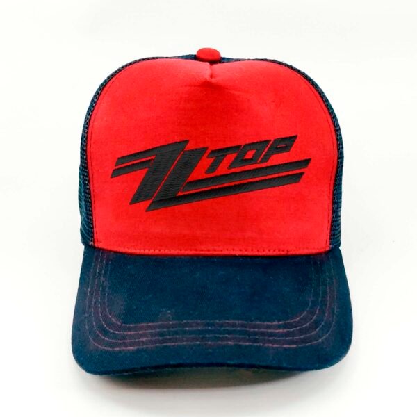 ZZ-Top_Modelo6_Frente_Negro Gorra ZZ Top