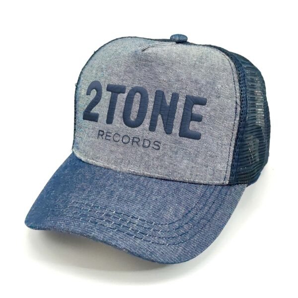 2-Tone-Records_Modelo1_Diagonal_AzMarino Gorra 2 Tone Records