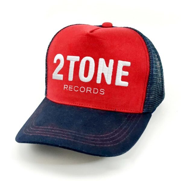 2-Tone-Records_Modelo6_Diagonal_Blanco Gorra 2 Tone Records