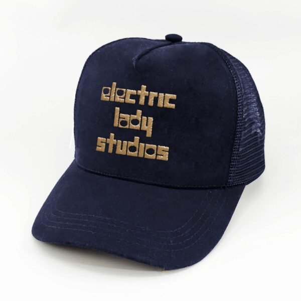 Electric-Lady-Studios_Modelo8_Diagonal_Dorado Gorra Electric Lady Studios