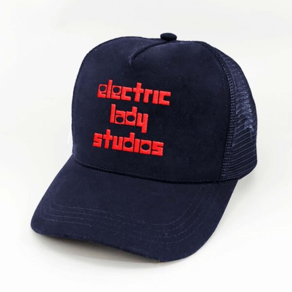 Electric-Lady-Studios_Modelo8_Diagonal_Rojo Gorra Electric Lady Studios
