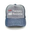 Factory-Records_Modelo1_Frente_Blanco Gorra Factory Records