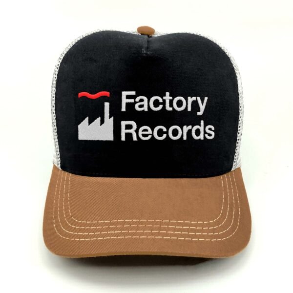 Factory-Records_Modelo3_Frente_Blanco Gorra Factory Records