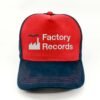 Factory-Records_Modelo6_Frente_Blanco Gorra Factory Records