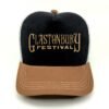 Glastonbury_Modelo3_Frente_Dorado Gorra Glastonbury