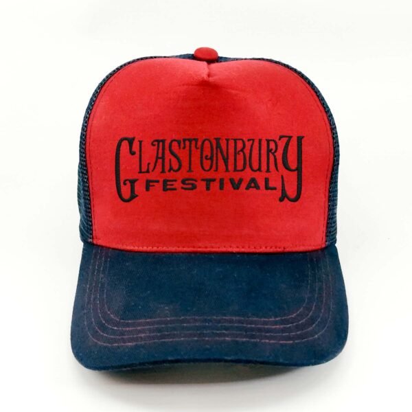 Glastonbury_Modelo6_Frente_Negro Gorra Glastonbury