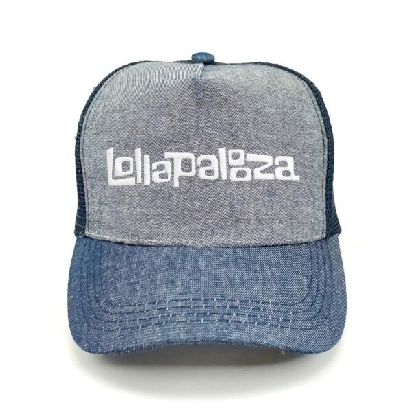 Lolapalooza_Modelo1_Frente_Blanco Gorra Lollapalooza