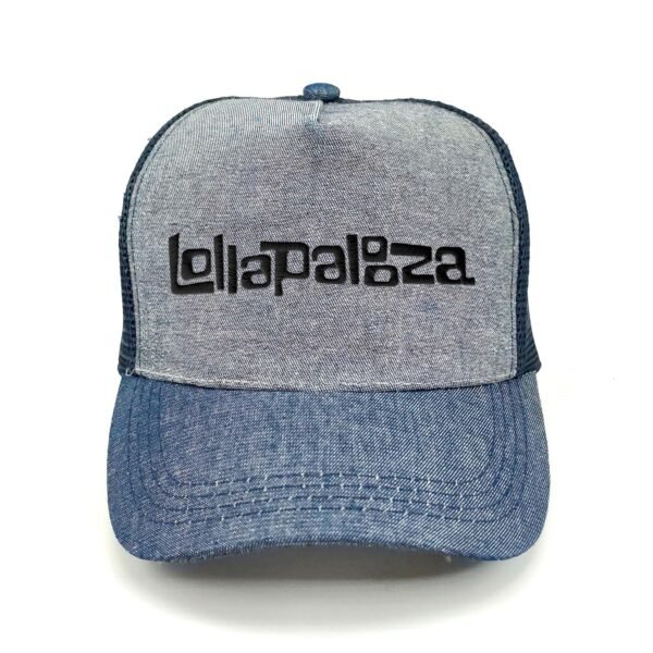 Lolapalooza_Modelo1_Frente_Negro Gorra Lollapalooza