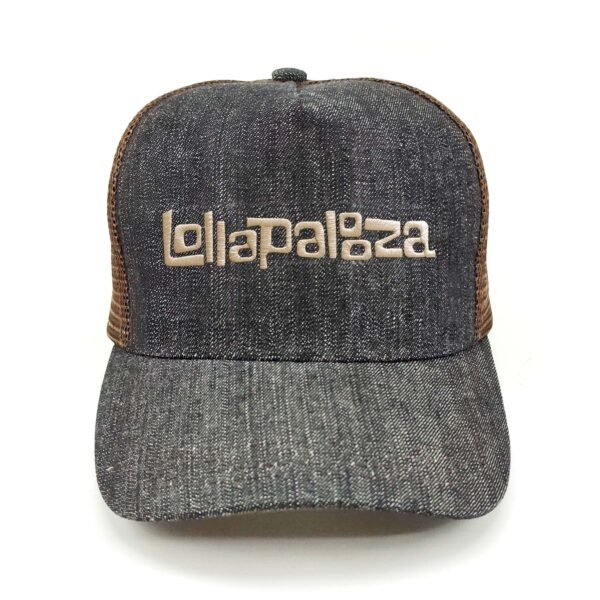 Lolapalooza_Modelo2_Frente_Dorado Gorra Lollapalooza