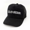 Lolapalooza_Modelo5_Diagonal_Blanco Gorra Lollapalooza