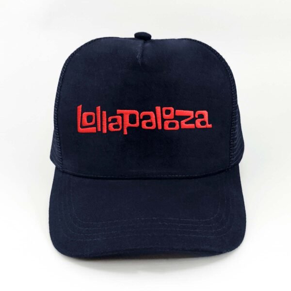 Lolapalooza_Modelo8_Frente_Rojo Gorra Lollapalooza