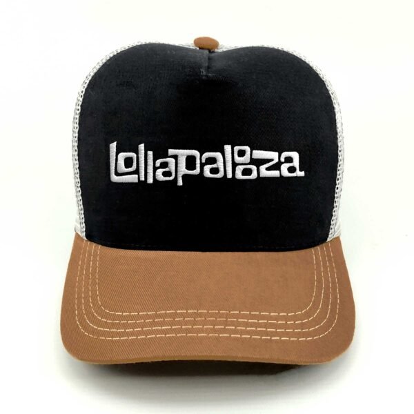 Lollapalooza_Modelo3_Frente_Blanco Gorra Lollapalooza