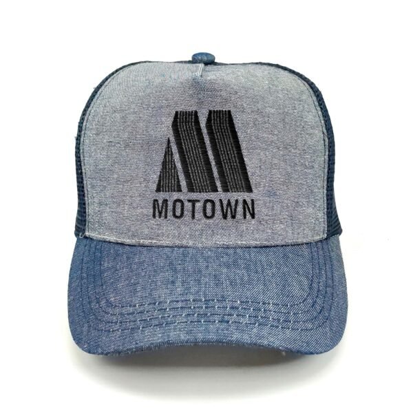 Motown_Modelo1_Frente_Negro Gorra Motown