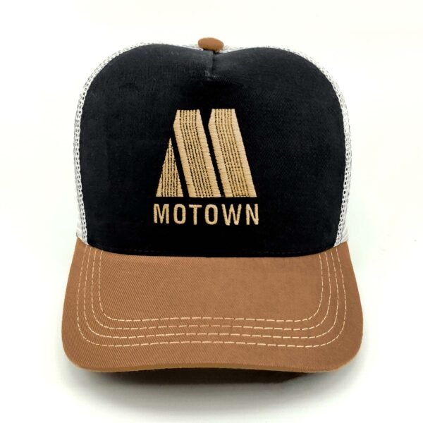 Motown_Modelo3_Frente_Dorado Gorra Motown