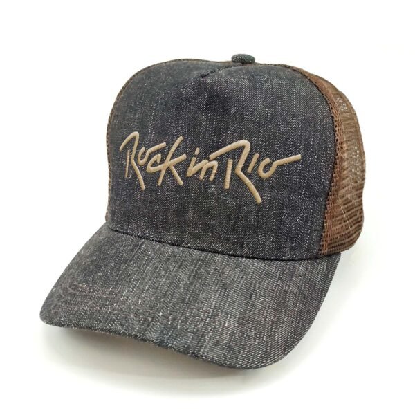 Rock-In-Rio_Modelo2_Diagonal_Dorado Gorra Rock In Rio