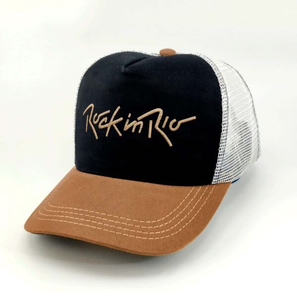 Rock-In-Rio_Modelo3_Diagonal_Dorado Gorra Rock In Rio