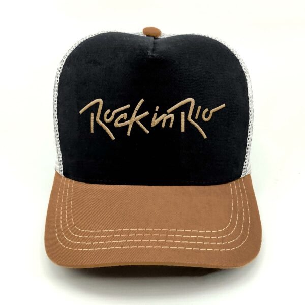 Rock-In-Rio_Modelo3_Frente_Dorado Gorra Rock In Rio