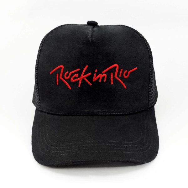Rock-In-Rio_Modelo5_Frente_Rojo Gorra Rock In Rio