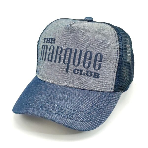 The-Marquee-Club_Modelo1_Diagonal_AzMarino Gorra The Marquee Club