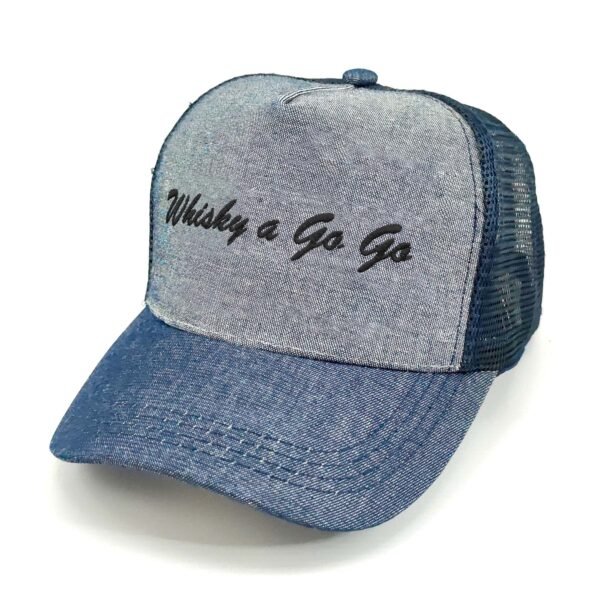 Whiskey-a-Go-Go_Modelo1_Diagonal_Negro Gorra Whiskey a Go Go