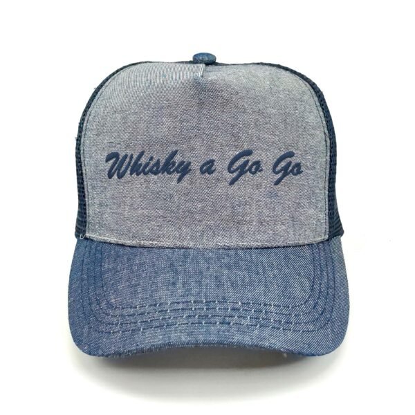 Whiskey-a-Go-Go_Modelo1_Frente_AzMarino Gorra Whiskey a Go Go