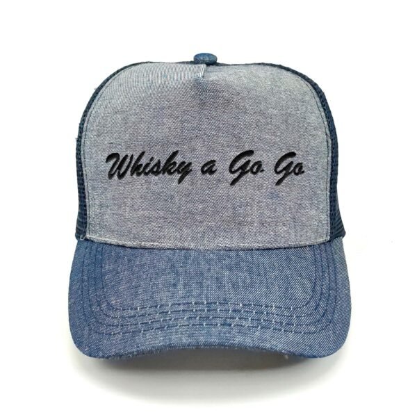 Whiskey-a-Go-Go_Modelo1_Frente_Negro Gorra Whiskey a Go Go