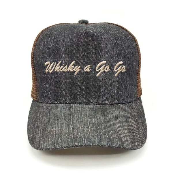 Whiskey-a-Go-Go_Modelo2_Frente_Dorado Gorra Whiskey a Go Go