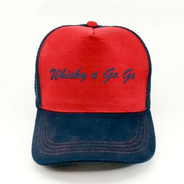 Whiskey-a-Go-Go_Modelo6_Frente_AzMarino Gorra Whiskey a Go Go