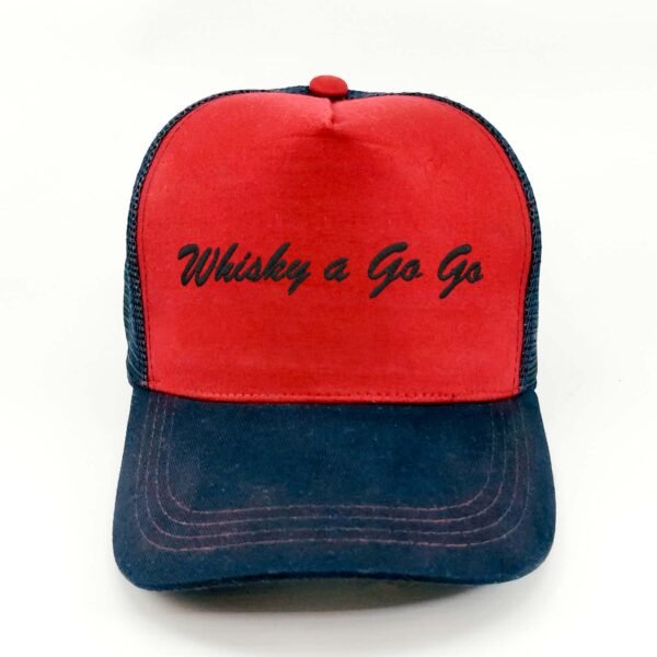 Whiskey-a-Go-Go_Modelo6_Frente_Negro Gorra Whiskey a Go Go