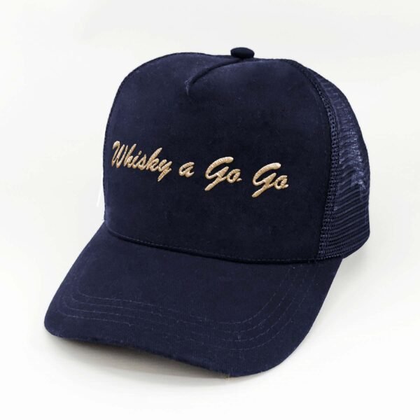Whiskey-a-Go-Go_Modelo8_Diagonal_Dorado Gorra Whiskey a Go Go
