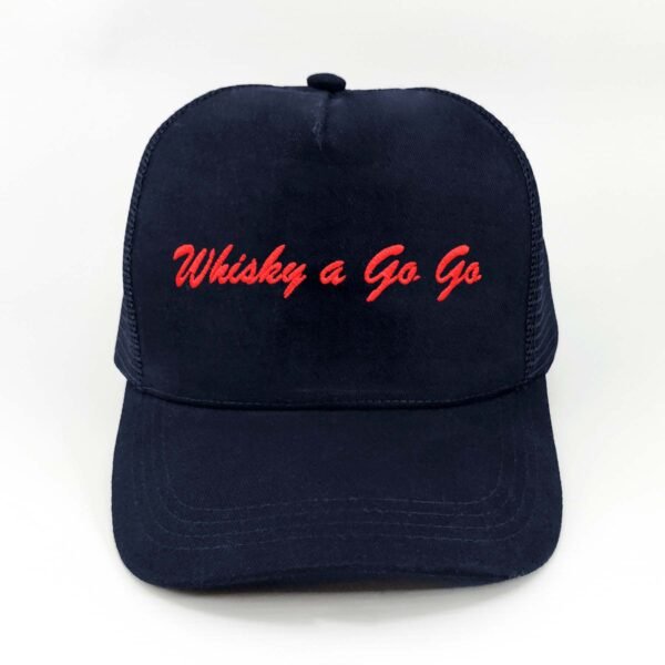 Whiskey-a-Go-Go_Modelo8_Frente_Rojo Gorra Whiskey a Go Go