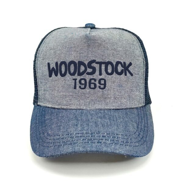 Woodstock_Modelo1_Frente_AzMarino Gorra Woodstock