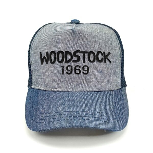 Woodstock_Modelo1_Frente_Negro Gorra Woodstock